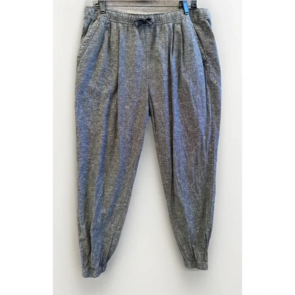 Patagonia Island Hemp Blend Jogger Pants Women Sz L Coastal Comfort Light Weight - Picture 2 of 14